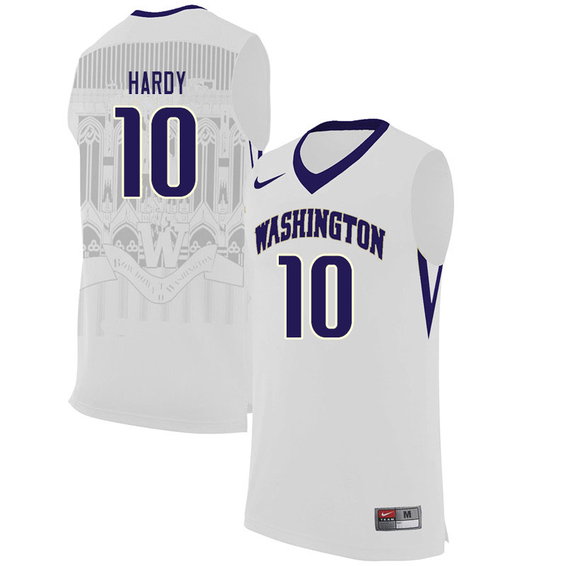 Men #10 Elijah Hardy Washington Huskies College Basketball Jerseys Sale-Black